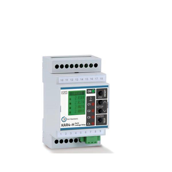 DLY KAR4-H A Tipi Dijital Harmonik Filtreli Kaçak Akım Röleleri