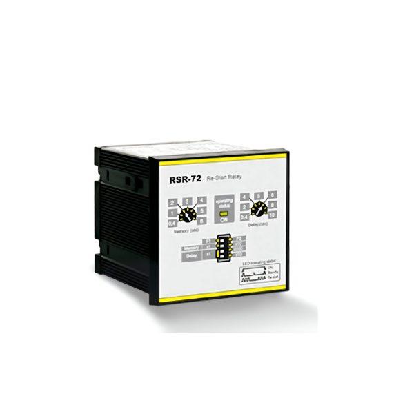 DLY RSR-72 Motor Gerilim Koruma ve Otomatik Yeniden Çalıştırma Rölesi