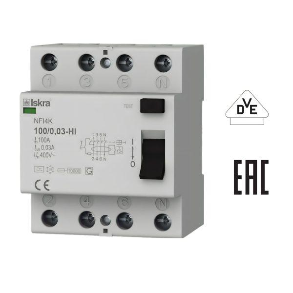 K Tipi Harmonik Filtreli Kaçak Akım Röleleri