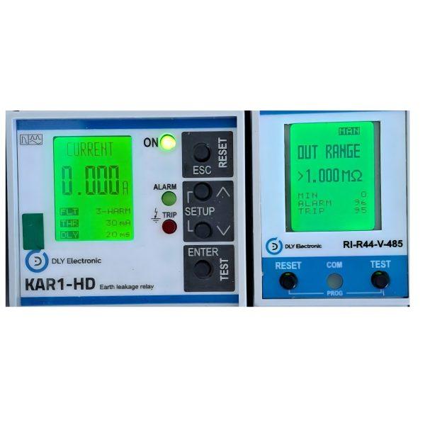 KAR1-HD+RI-R44-V Kaçak Akım Rölesi ve İzolasyon Koruma Rölesi